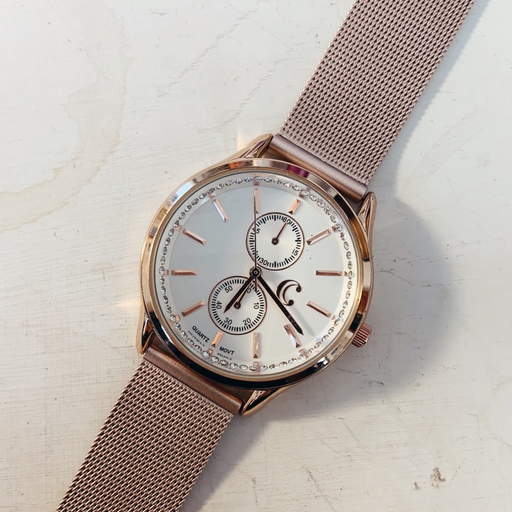 Charming Charlie’s Rose Gold Watch